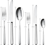 Sambonet 52513-83 Couverts 36 pièces, Acier inoxydable Cuisine Naty Shop