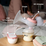 Tommee Tippee Made for Me Tire-lait électrique unique, forte aspiration Accessoires Alimentation et Allaitement Bebe Naty Shop