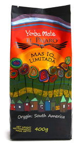 El Pajaro Mas IQ Limité 400 g | Thé maté fort du Paraguay | Avec des feuilles, des brindilles et de la poussière | Au ginkgo biloba, guarana, camu camu, bacopa monnieri, cactus