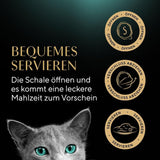 SHEBA Nourriture humide pour chats, Collection Nature's en sauce au saumon, 2 x 11 x 85 g
