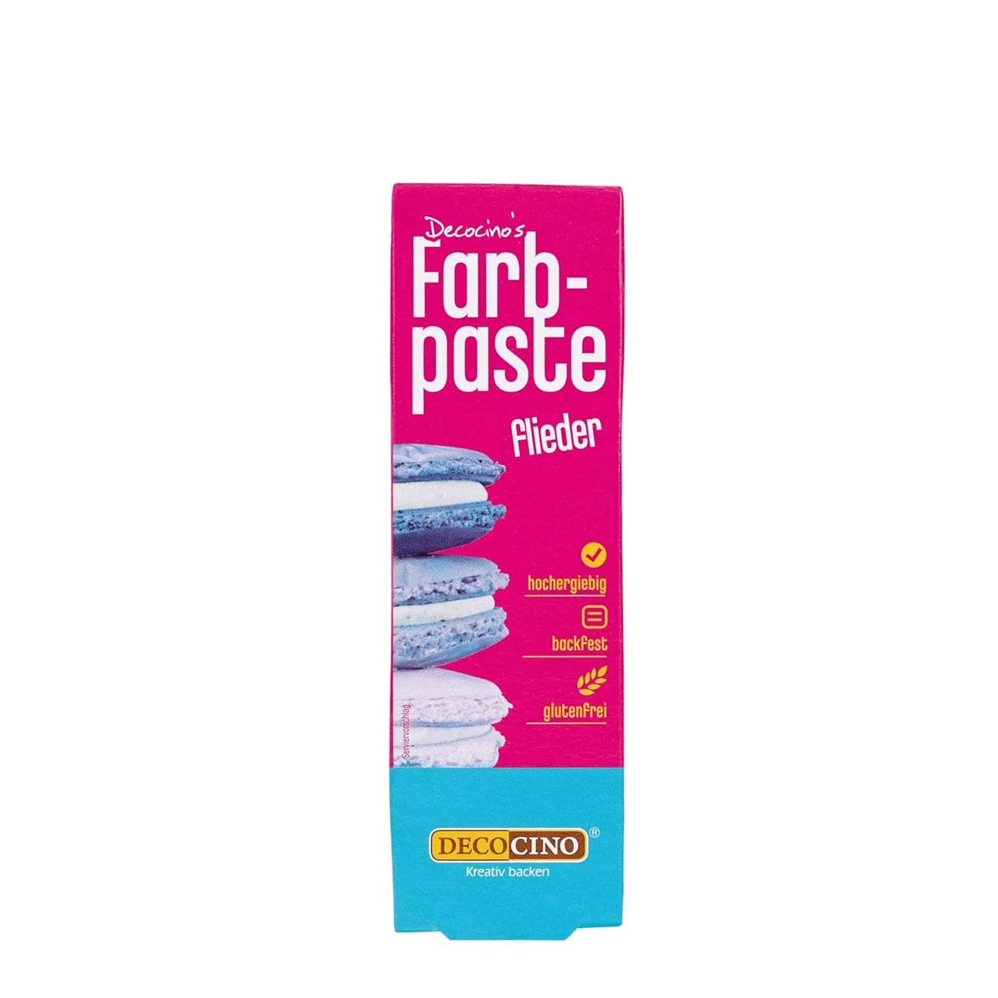 Pâte colorante rose DECOCINO - 20 g - Colorant alimentaire, idéal pour colorer gâteaux, fondants et crèmes - Sans acides gras azoïques ni gluten
