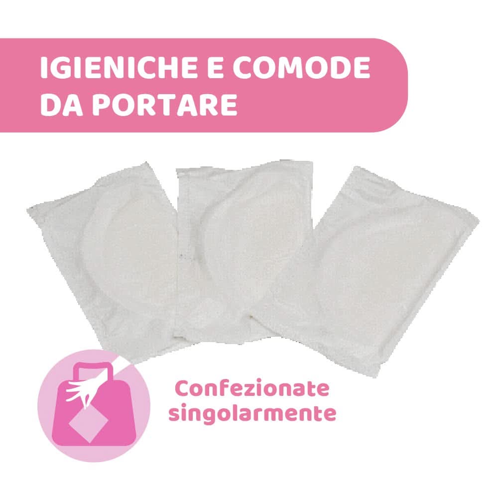 Chicco Acterielle Coussinets d'allaitement Natural Feeling, 30 pièces Accessoires d'alimentation et d'allaitement Bebe Naty Shop