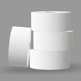 Papier toilette Renova Jumbo BLK, 12 rouleaux à 170 M, papier blanc, 2 couches