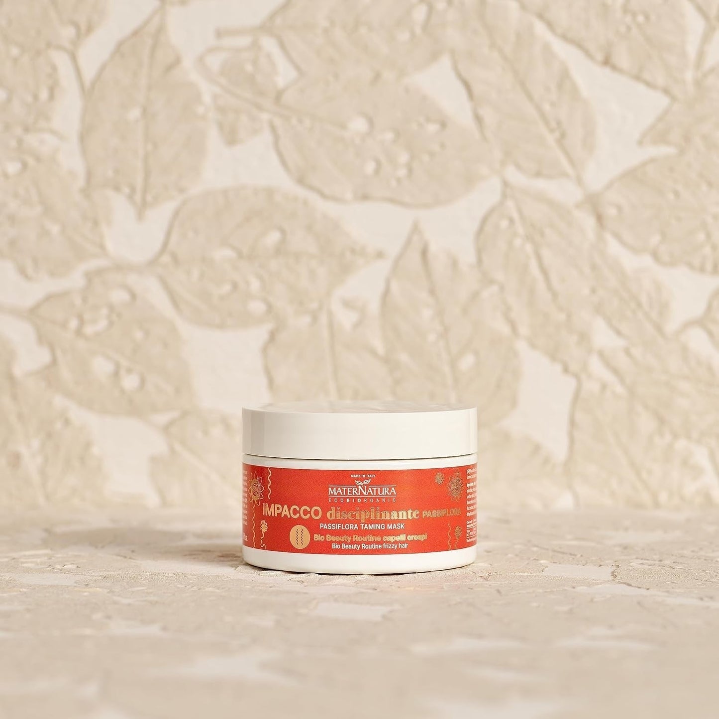 Maternatura Masque Cheveux Bouclés Bouclés à la Passiflore, Réparation, Force et Brillance pour des Boucles Parfaites, Routine de Beauté Bio pour Cheveux Bouclés, Fabriqué en Italie - 100 ml Naty Shop Masque Capillaire