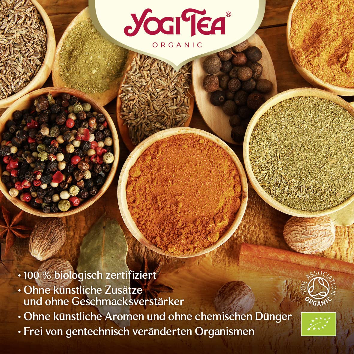 Yogi Tea - Thé vert au gingembre et citron, thé ayurvédique biologique aux épices et herbes, mélange de thé vert, gingembre et citron, Yogi Tea 3 Pack, 3X17 sachets de thé (51 sachets de thé au total), idéal comme cadeau