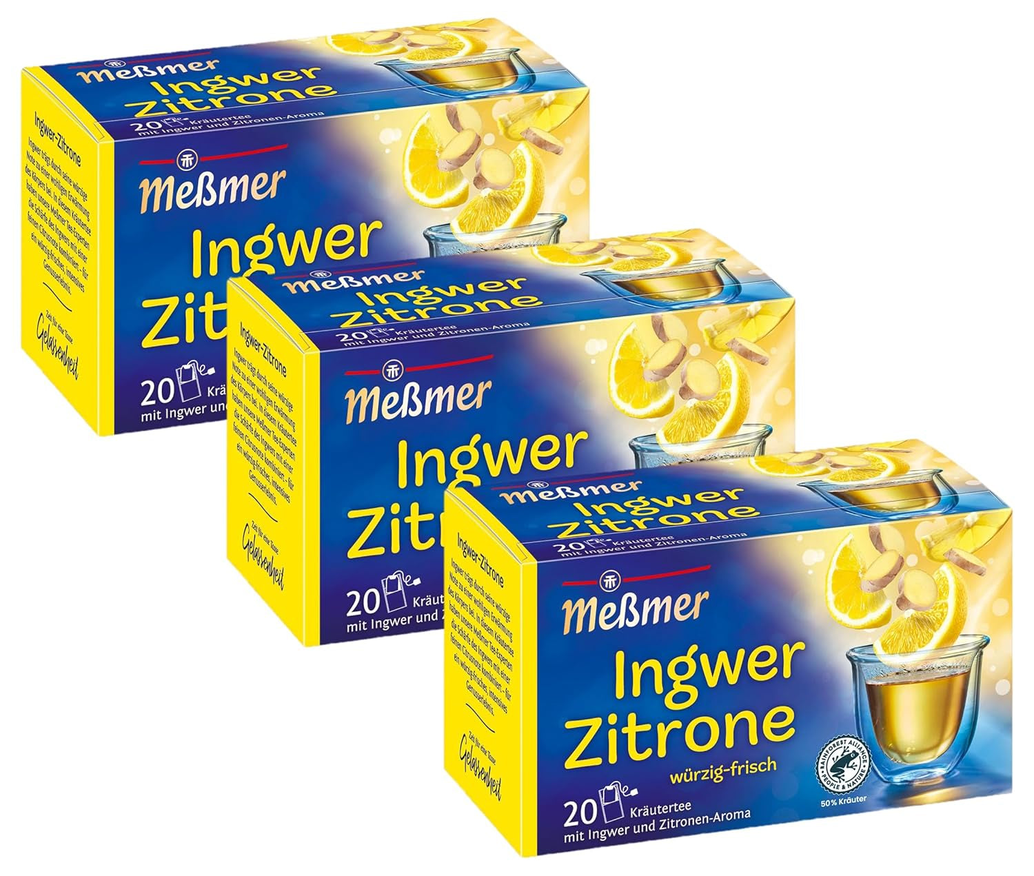 Baies de Messmer | 20 sachets de thé | Végétalien | Sans gluten | Sans lactose (paquet de 4)