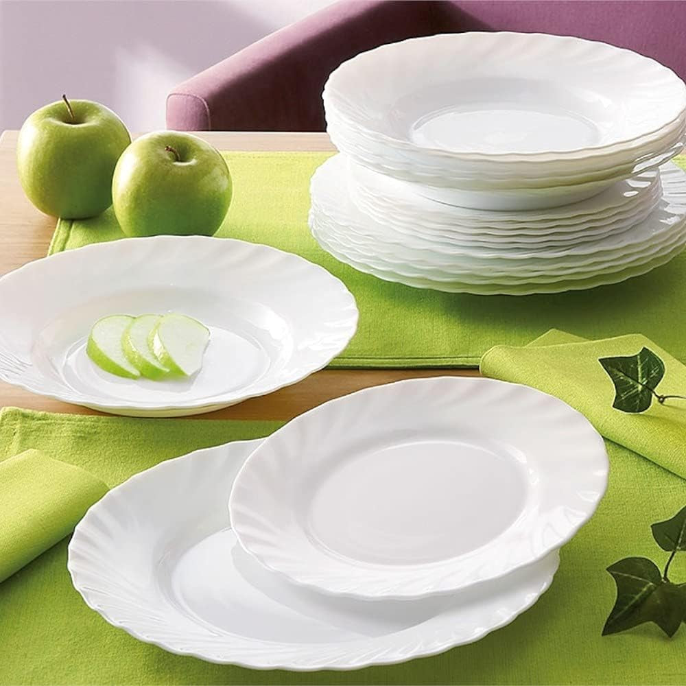Service de table, blanc, 18 pièces, 00116