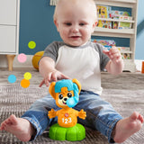 Fisher Price Animal Band Rino le renard apprend les contraires, renard interactif pour apprendre par le mouvement, lumières colorées, chansons et sons, jouet pour bébé, 9 mois et plus, HYL02 Baby Toys Naty Shop