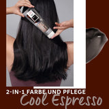 Wella Professionals Color Fresh Mask Cool Espresso - traitement pour revitaliser et changer la couleur des cheveux - teinte nourrissante à l'huile d'avocat - pour cheveux noirs et noirs - 150 ml Naty Shop Hair Mask