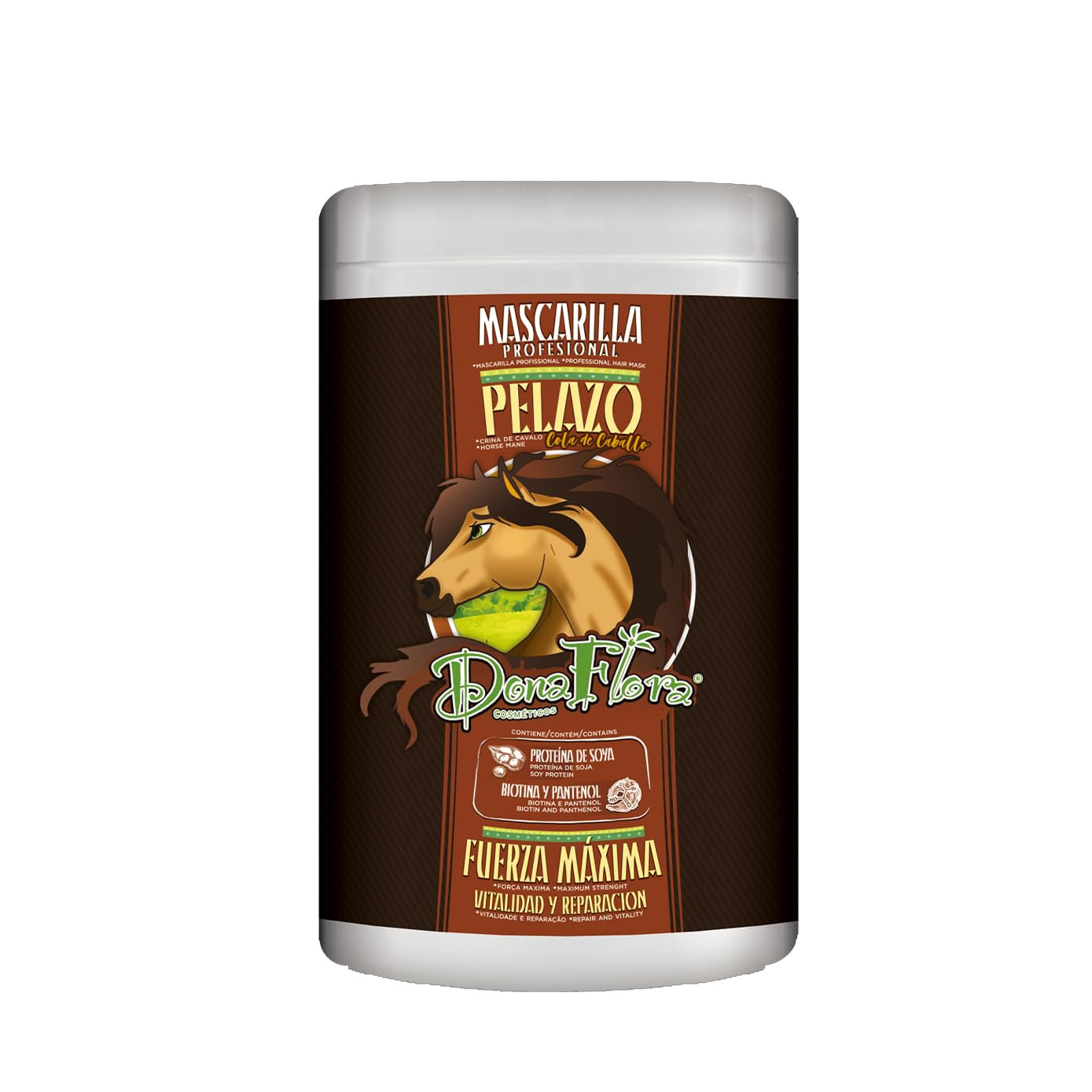 Masque capillaire Pelazo - La protéine de soja renforce les cheveux - Biotine et panthénol pour l'hydratation - Protection contre la casse des cheveux, tous types de cheveux, sans sulfate - 100 g Naty Shop Hair Mask Default Title