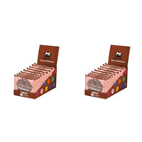 Chocolat double noix - Biscuits végétaliens, sans gluten, sans soja, noix de cajou et avoine biologiques - 12 x 50 g Multi Pack (Pack de 2)