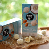 Pralinés noix de coco et amandes sans sucre, feel FIT, sans sucre ajouté, 17% de protéines, 63 g