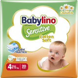 Couches pour bébés sensibles, taille 6, extra large (13-18 kg), 114 couches