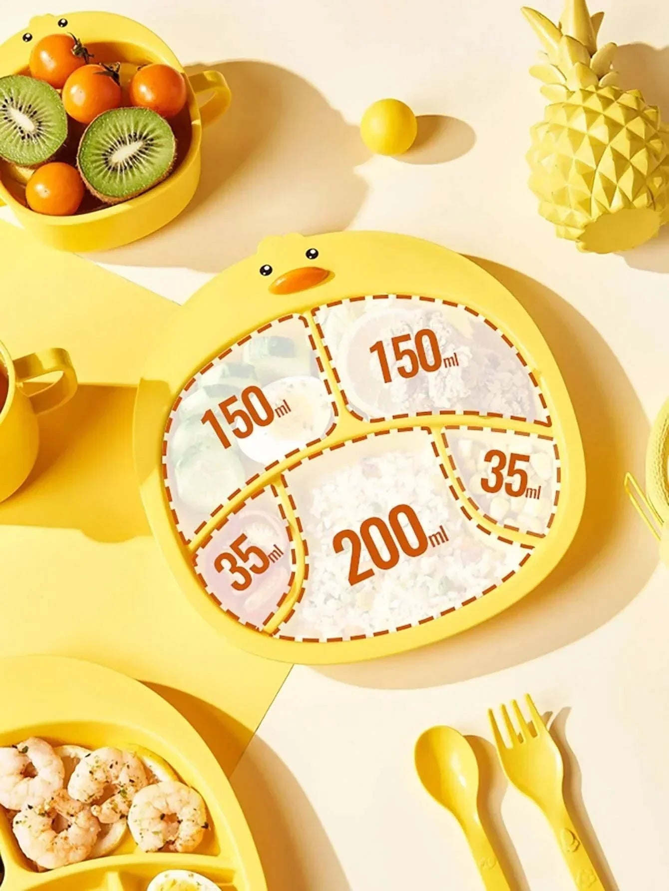 Assiette en plastique pour enfants Nati Shop