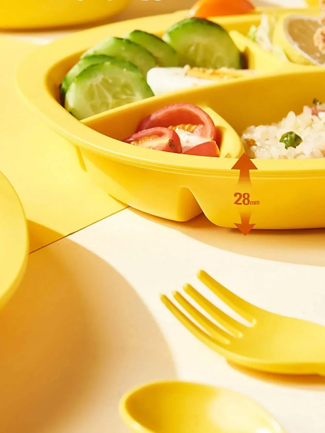 Assiette en plastique pour enfants Nati Shop