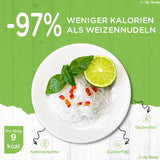 Elf-Family 6 Cutii (12 buc.) Tăiței Konjac Organici Ultra Low Carb Shirataki Vegani Fără Gluten - 1,62 kg, Tăiței Instant fără carbohidrați/Keto/Scăzuți în calorii/Fără grăsimi/Fără zahăr - Spaghete și Fettuccine