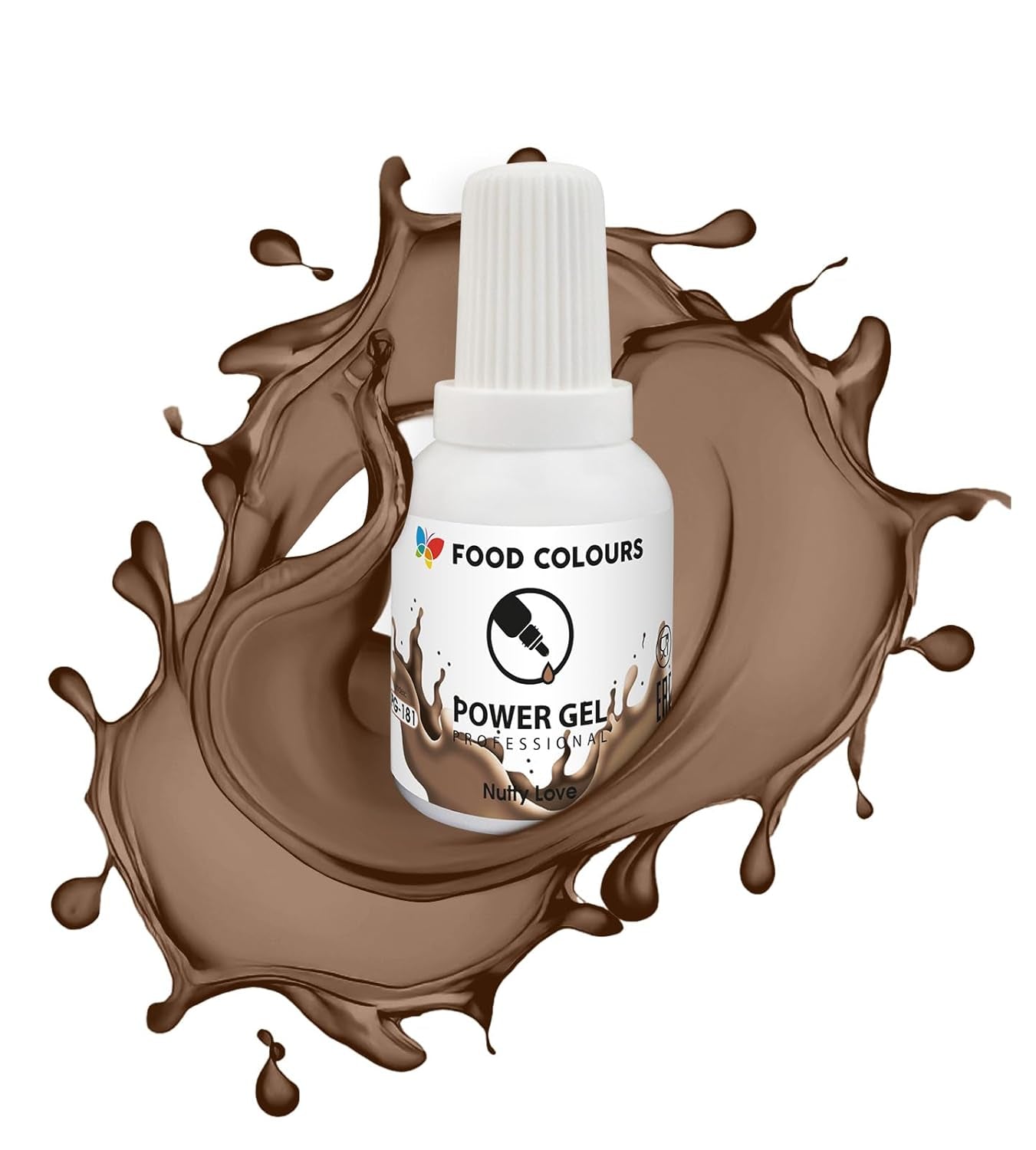 Colorant alimentaire en gel, beige, couleur champagne, 20 g. Colorant alimentaire pour une large gamme d'applications pour la décoration de gâteaux, tartelettes, crème, génoise, glaçage royal, macarons.