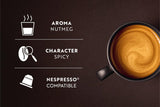 Café Royal Lungo Forte – Capsules de café compatibles Nespresso®, 100% Arabica, würzig, dunkle Röstung, Intensität 8/12, Rainforest Alliance, 36 capsules