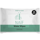 Naïf Plastique sans Feuchttücher 54 Stück (1Er X 54 Stück) - Pour Babypo, Körper Und Gesicht - Naturichen Inhaltsstoffen Naty Shop