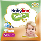 Couches bébé Sensitive taille 4, Maxi (8-13 kg), 20 pièces