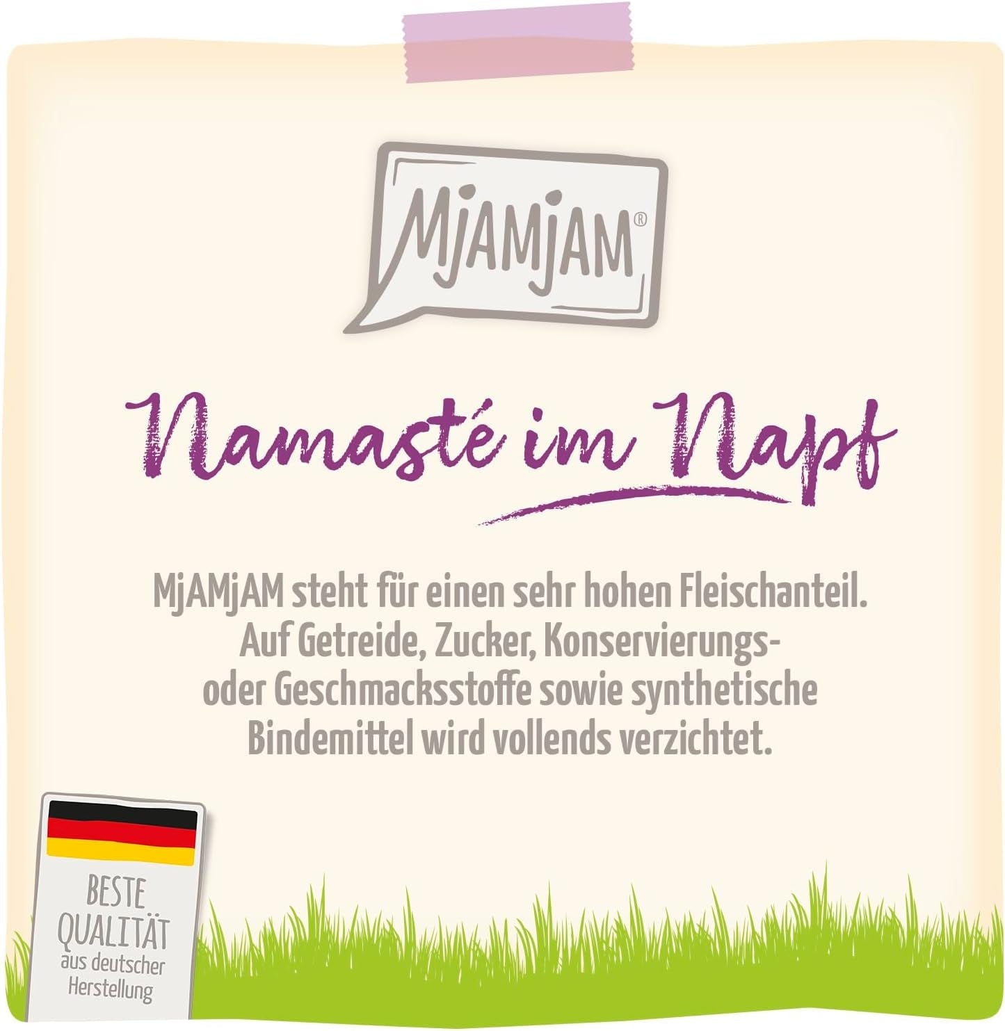 MjAMjAM - Nourriture humide de qualité supérieure pour chats - Pack bien-être au poulet 12 paquets (12 x 125 g) sans céréales avec viande supplémentaire
