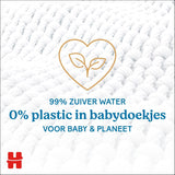 Lingettes humides naturelles biodégradables Huggies pour bébés sensibles, 8 x 48 lingettes, paquet en vrac