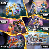 LEGO NINJAGO Le Battle Mech d'Arin, jouet Ninja pour les enfants à partir de 4 ans Avec figurines Incl. Arin avec mini katana, figurines et robots, petit cadeau pour garçons et filles 71804 Jeux de construction Besuche den LEGO-Store