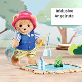 Costume de pêcheur Baby Born Teddy avec canne à pêche pour poupées de 43 cm et ours en peluche, 835982 Zapf Creation