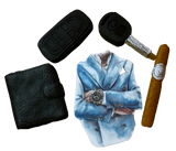 Lot de 5 décorations comestibles en pâte à sucre, Décorations en Pâte à Sucre Homme Naty Shop