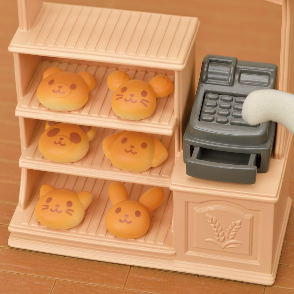 Sylvanian Families 5536 Ensemble de boulangerie pour maison de poupée - Ensemble de jeu pour maison de poupée
