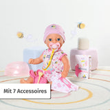 BABY Born Lena (Little Baby Girl) 36Cm, poupée 7 fonctions pour enfant à partir de 1 an, fonctionne sans pile, grande poupée 36cm Dolls Naty Shop