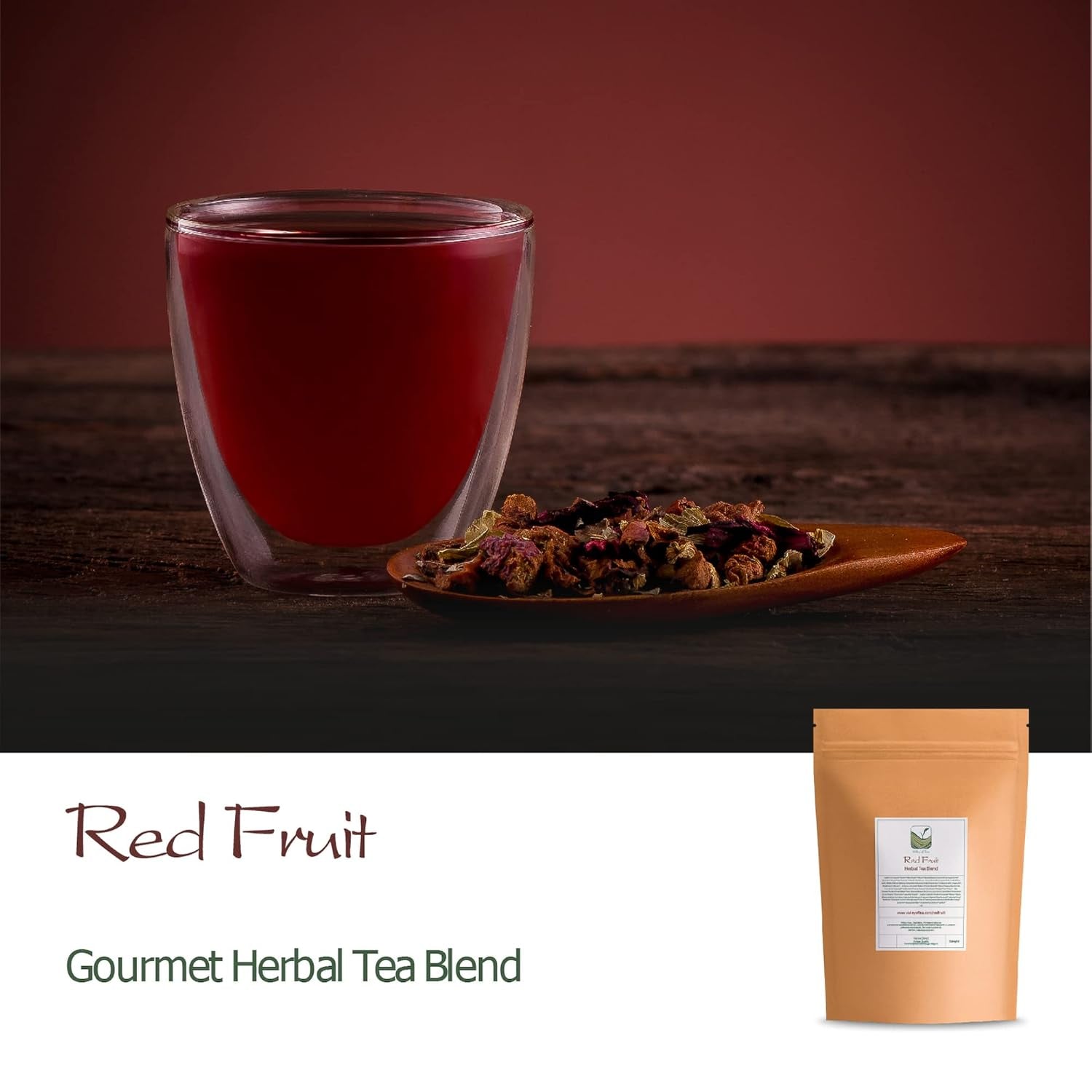 Mélange de fruits et tisanes bio - Tisane 100% naturelle au goût intense de fruits rouges - Thé aux fruits Thé aux fruits bio Thé aux fruits en vrac Thé aux fruits en vrac Thé aux fruits d'hiver