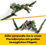 LEGO Creator T.Rex, Dino Tricératops ou Ptérodactyle transformable 3 en 1, modèle de dinosaure mobile pour enfants, cadeau pour garçons et filles 31151 Ensembles de construction Besuche den LEGO-Store