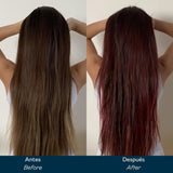 Valquer Power Color Mask formulation végétalienne et sans silicone Donne de la couleur aux cheveux 290 ml violet Masque capillaire Naty Shop