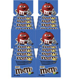 M&M's Peanut Chocolate Bulk Pack 24 x 45 g Lentilles au chocolat aromatisées aux cacahuètes Cadeau au chocolat (1080 g) Idéal comme friandise sur le thème du football