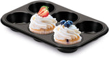 , Forme 6 muffins 18,5x27cm, noir Moules et plaques à pâtisserie Naty Shop