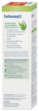Tetesept Muskel, Additif de bain relaxant après effort physique, 125 ml Douche et bain Naty Shop