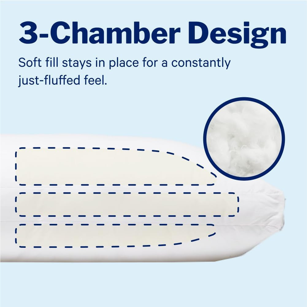 Casper Sleep Essential Oreiller pour dormir, King, Blanc Naty Shop Oreillers standards