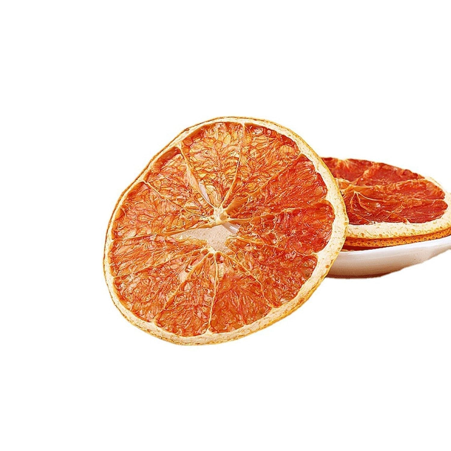 Tranches de pamplemousse séchées, pamplemousse déshydraté, remplissage de vase, décorations de Noël, tranches de pamplemousse rouge, tranches de fruits secs pour le thé, sans sucre ajouté (100 g (1 paquet)) Naty Shop Produits déshydratés 200 g (1 paquet)