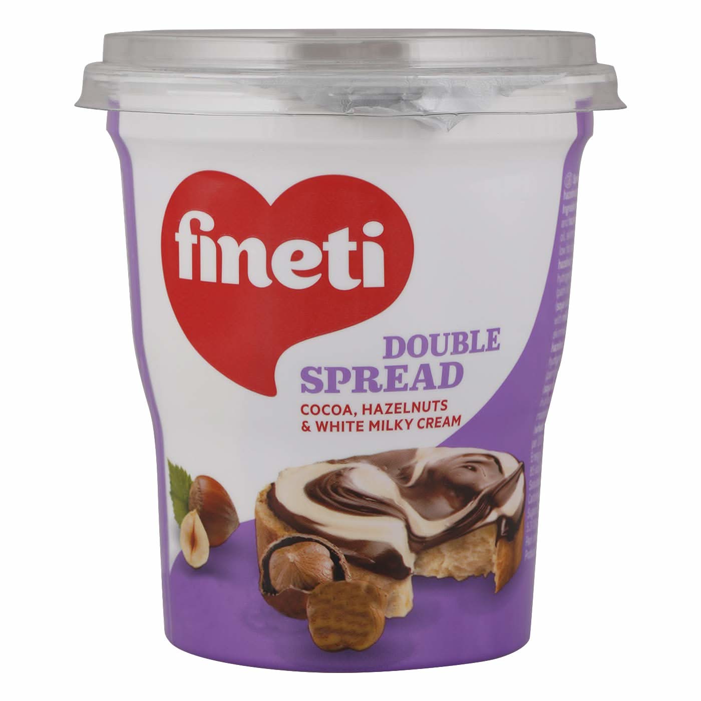 Fineti, Crème au cacao, noisettes et crème de lait 400g Glaçages et Déco Naty Shop