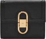Fossil Avondale Leather Trifold SL8292216 Naty Shop Portefeuille pour femme Noir 10,8 cm L X 1,3 cm L X 10,2 cm H