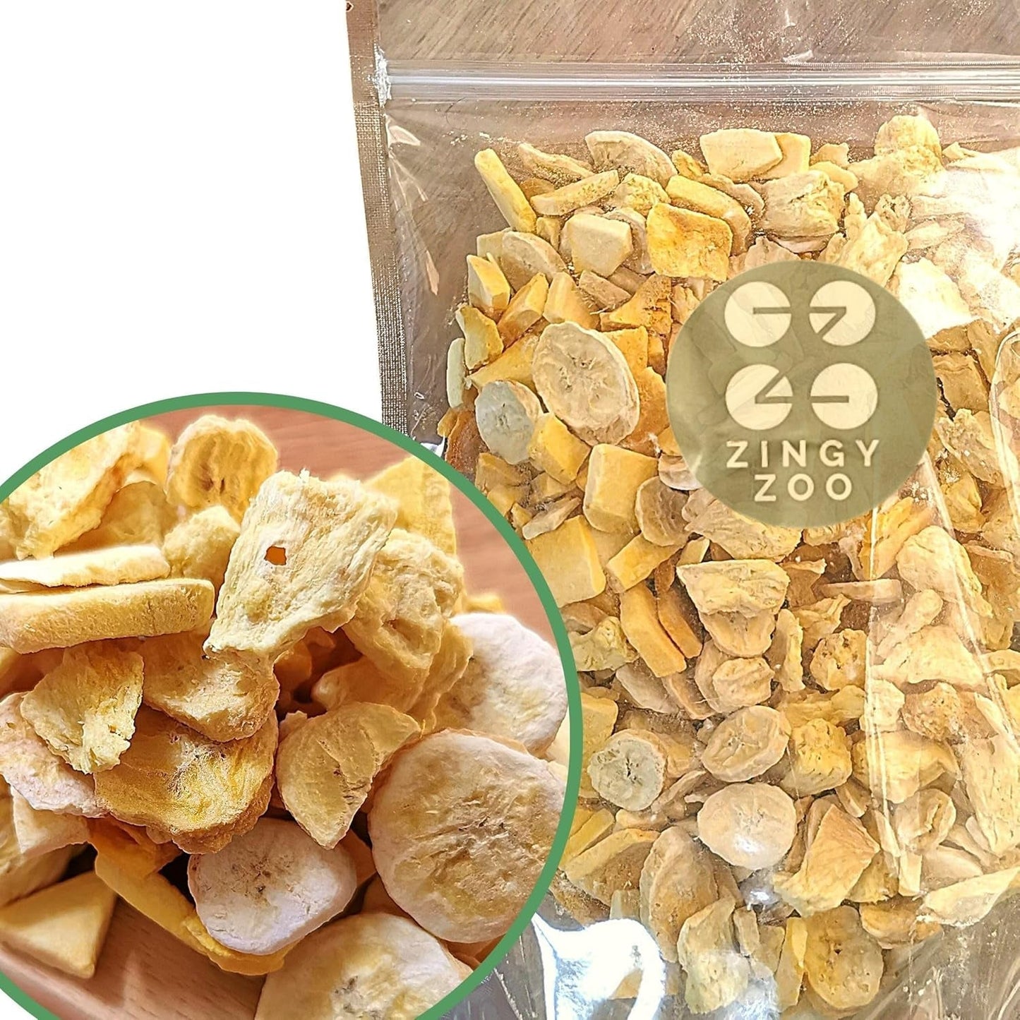 Fruits lyophilisés Mélange de fruits tropicaux | XL 350g Ananas Mangue Banane Lyophilisé Mélange de fruits lyophilisés | Fruits lyophilisés Ananas Banane Mangue Mélange de fruits secs | ZingyZoo Naty Shop produits déshydratés 350G