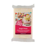 FunCakes Roll Fondant Elegant Ivory : facile à utiliser, lisse, souple, souple et malléable, parfait pour décorer les gâteaux, halal, casher et sans gluten, 250g Naty Shop Sugarpaste 250G