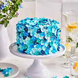 Fondant roulé FunCakes Sea Blue : facile à utiliser, lisse, flexible, souple et malléable, parfait pour décorer des gâteaux, halal, casher et sans gluten. 1 kg de pâte à sucre Naty Shop