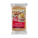 Fondant roulé FunCakes Sparkling Gold : facile à utiliser, lisse, flexible, doux et malléable, parfait pour la décoration de gâteaux, halal, casher et sans gluten. 250 g de pâte à sucre Naty Shop Default Title