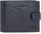 Pepe Jeans Jacket Portefeuille à fermeture à clic horizontal Taille unique Portefeuille pour homme Naty Shop Bleu