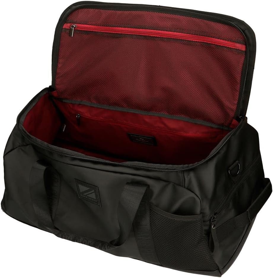 Pepe Jeans Hoxton sac de voyage, noir, 56 x 32 x 25,5 cm, polyester et PU, multicolore (multicolore), unique, sac de voyage Bagages et équipement de voyage Naty Shop
