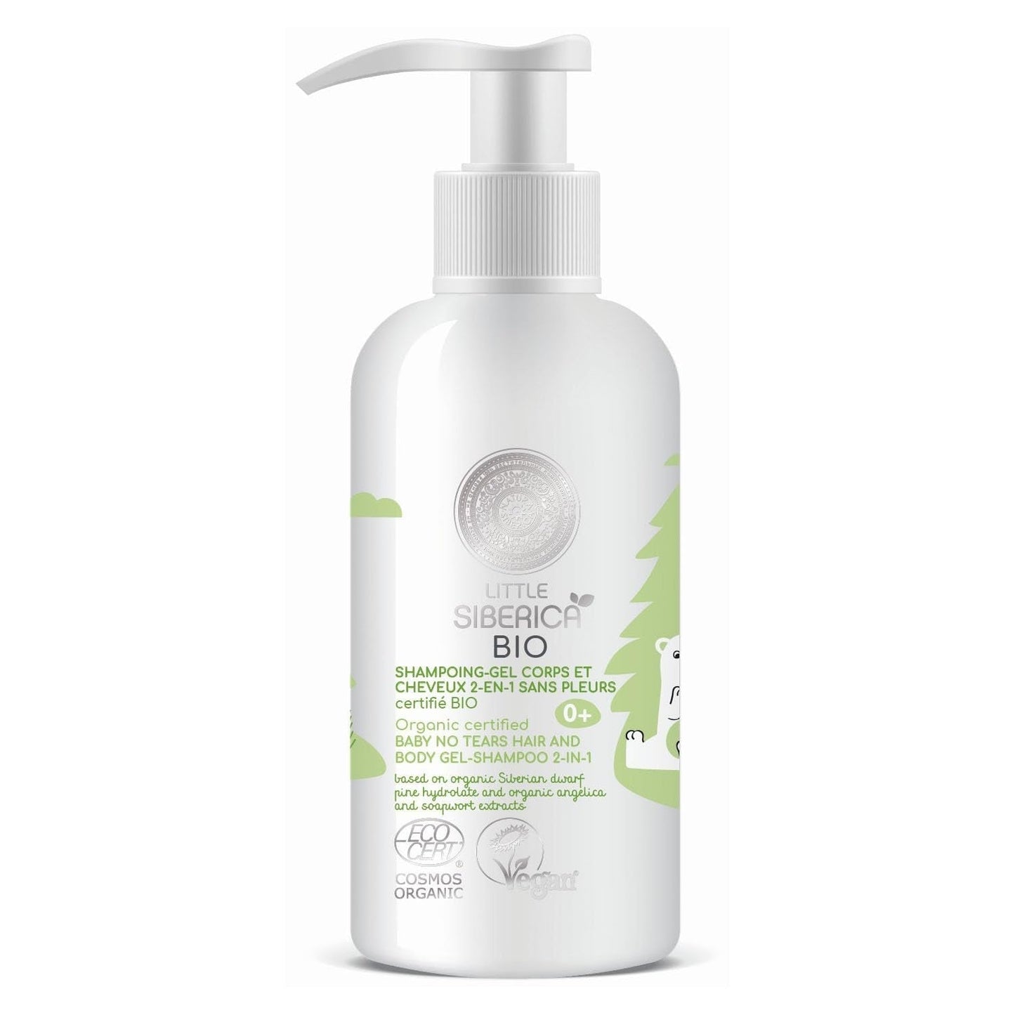 Gel douche - Shampoing sans odeur Corps et Cheveux certifié BIO 250 ml Enfant - Bain et Soin Naty Shop Default title