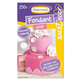 Günthart BackDecor 250 Fondant Vert 100% Vegan Sans Huile de Palme Résistant aux Déchirures Pour Recouvrir les Gâteaux et Pâtisseries Adapté au Modelage 1 Paquet (1 x 250g) Naty Shop Pâte à Sucre 250G (1 Paquet) Rose