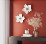 Kare Design décoration murale Orchidée, blanc, XL, décoration murale, aspect fleur d'orchidée, fait main, 25x24x7 cm (h/l/p) Statuettes et sculptures Naty Shop